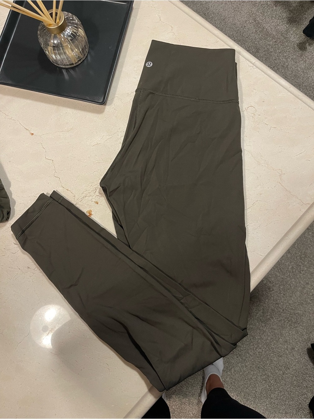 lululemon athletica Olive Green Leggings